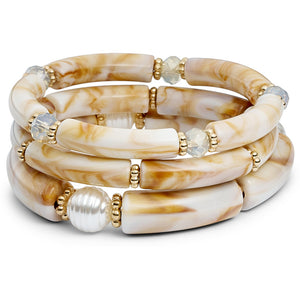 Jewelry T&S Elvira bracelet Bracelet Beige