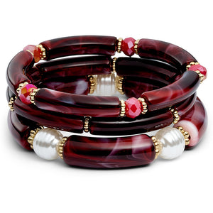 Jewelry T&S Elvira bracelet Bracelet Bordeaux