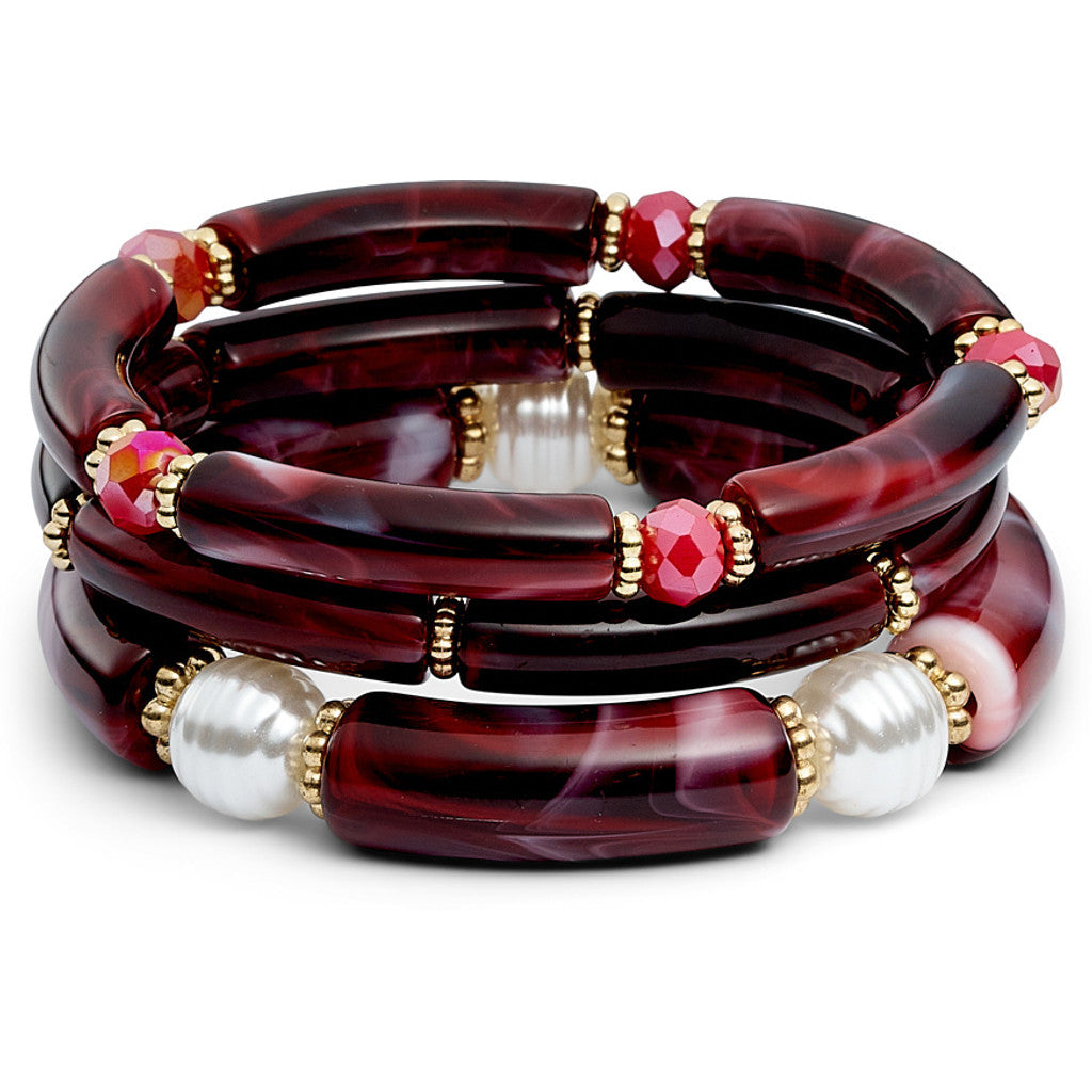 Jewelry T&S Elvira bracelet Bracelet Bordeaux