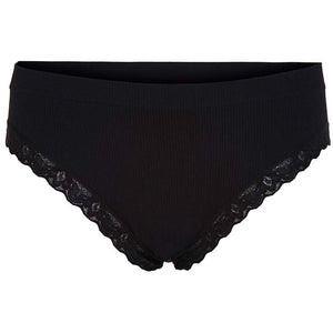 Microfiber T&S Feline rib Panties Panties Nero