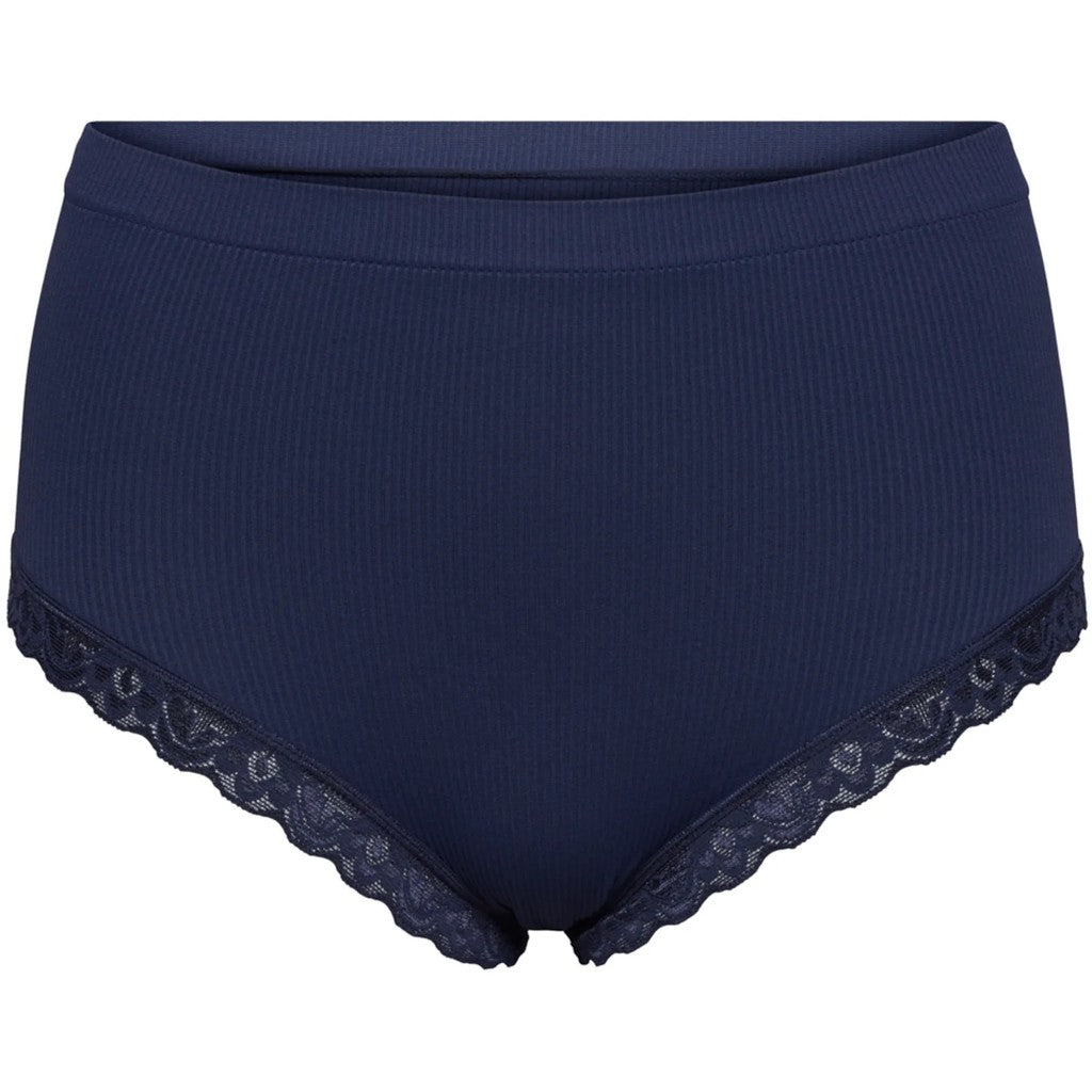 Microfiber T&S Feline rib midi Panties Panties Blu