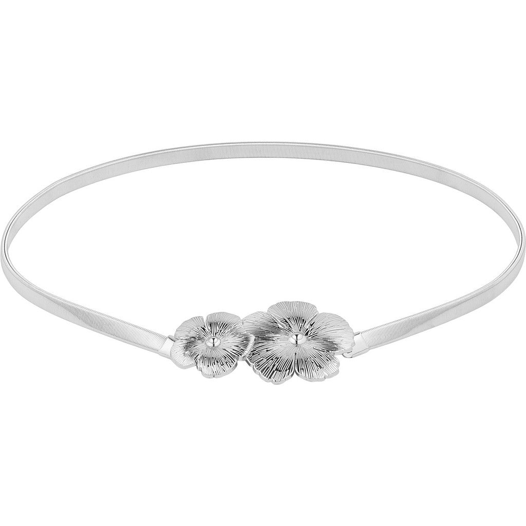 Access T&S Flower Elastic Belt Belt Gold