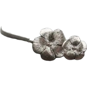 Access T&S Flower Elastic Belt Belt Silver