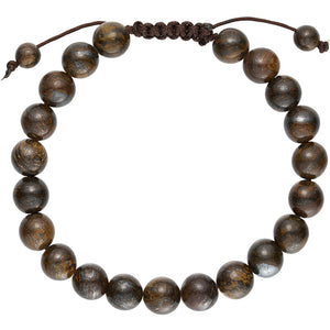 Jewelry T&S Frank Mens Bracelet Bracelet Bronze grey stone