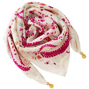 Scarf T&S Franny Jewelry Scarf Scarf Pink