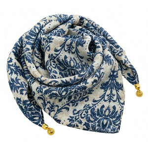 Scarf T&S Franny Jewelry Scarf Scarf Provance blue