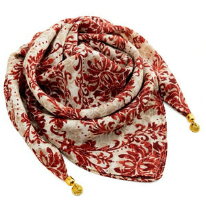 Scarf T&S Franny Jewelry Scarf Scarf Provance red