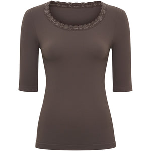 Microfiber T&S Frida Top SS Top SS Noce