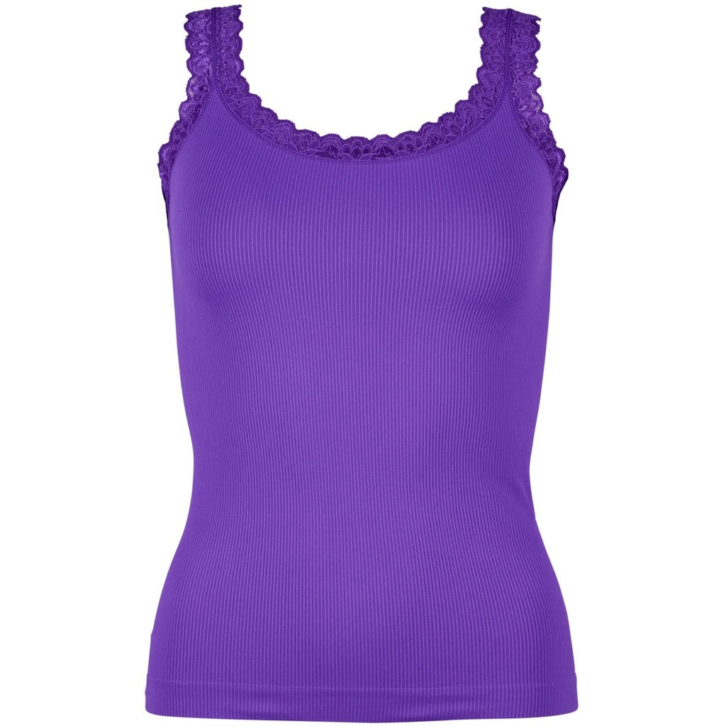 Microfiber T&S Frida rib Top Rib Top Viola