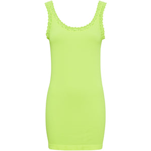 Microfiber T&S Frida rib Top Plus Rib Top Giallo fluo