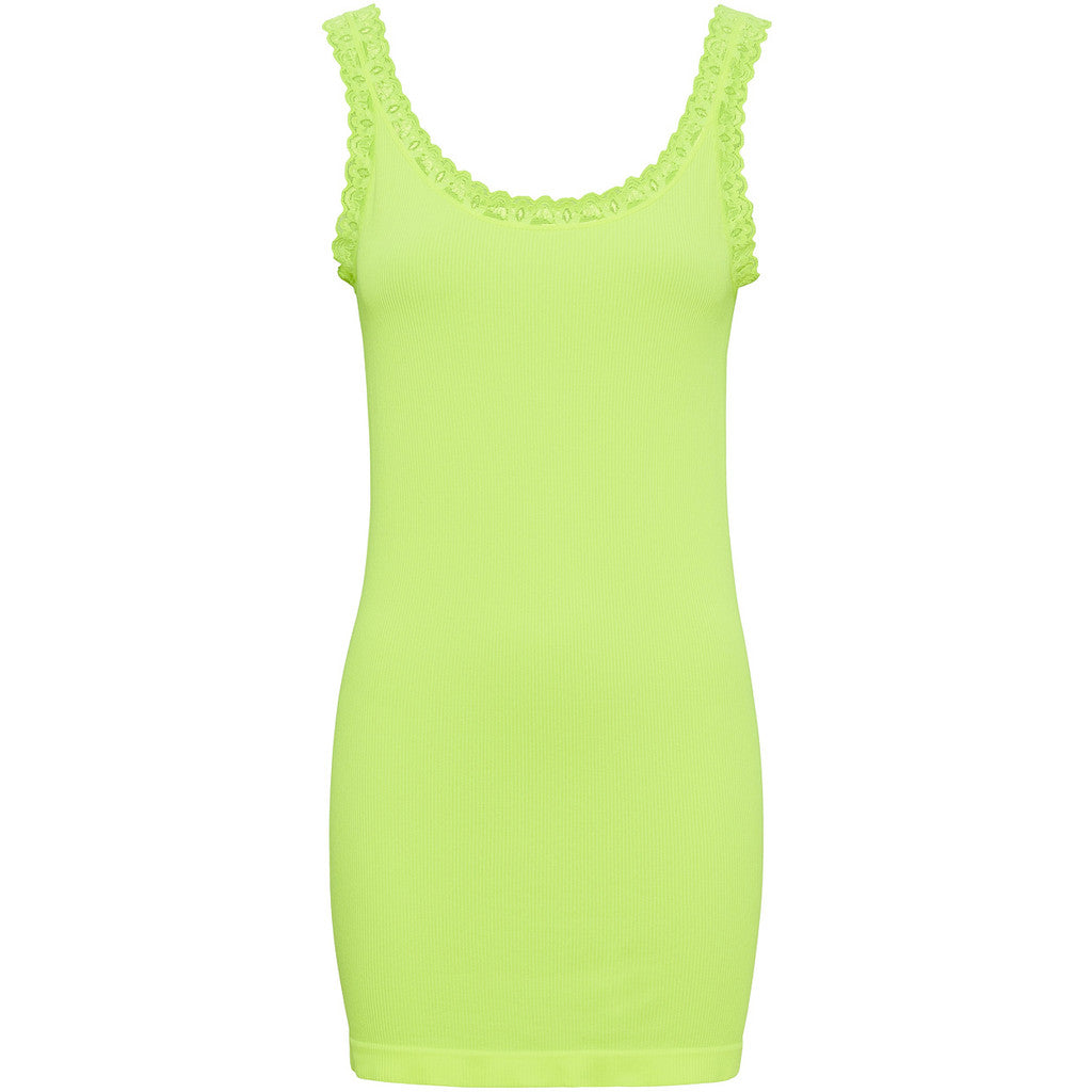 Microfiber T&S Frida rib Top Plus Rib Top Giallo fluo