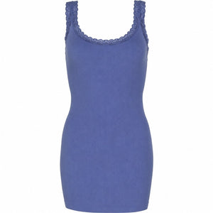 Microfiber T&S Frida rib Top Plus Rib Top Oltremare