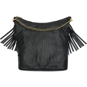 Access T&S Frigga fringe Bag Bag Black-gold