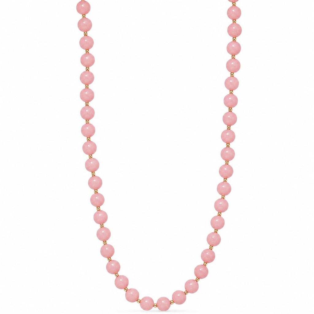 Jewelry T&S Fumi Necklace Necklace Pink chalcedony