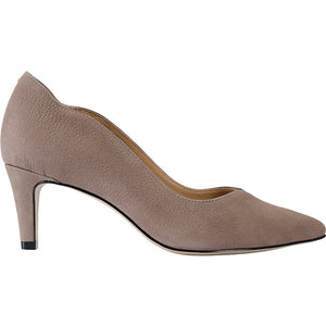 Footwear T&S Gloria lavt Nubuck Pumps Taupe