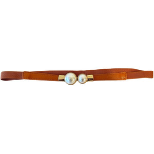 Access T&S Haze Elastic Belt Belt Cognac