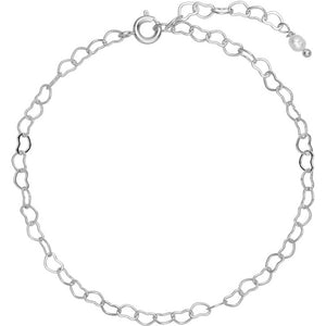 Jewelry T&S Heart Chain Bracelet Bracelet Silver