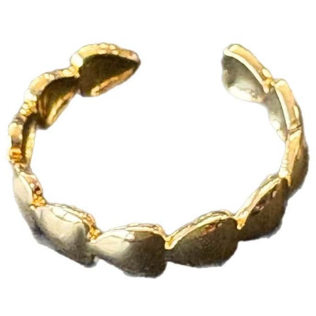 Jewelry T&S Heart Row Ring Finger ring Gold