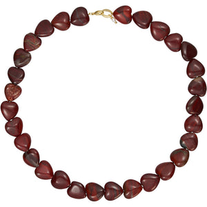 Jewelry T&S Heart Stone necklace Necklace Rainbow stone