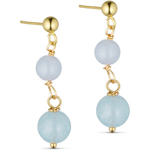 Jewelry T&S Jackie 2-stone Earring Earring Aquamarine