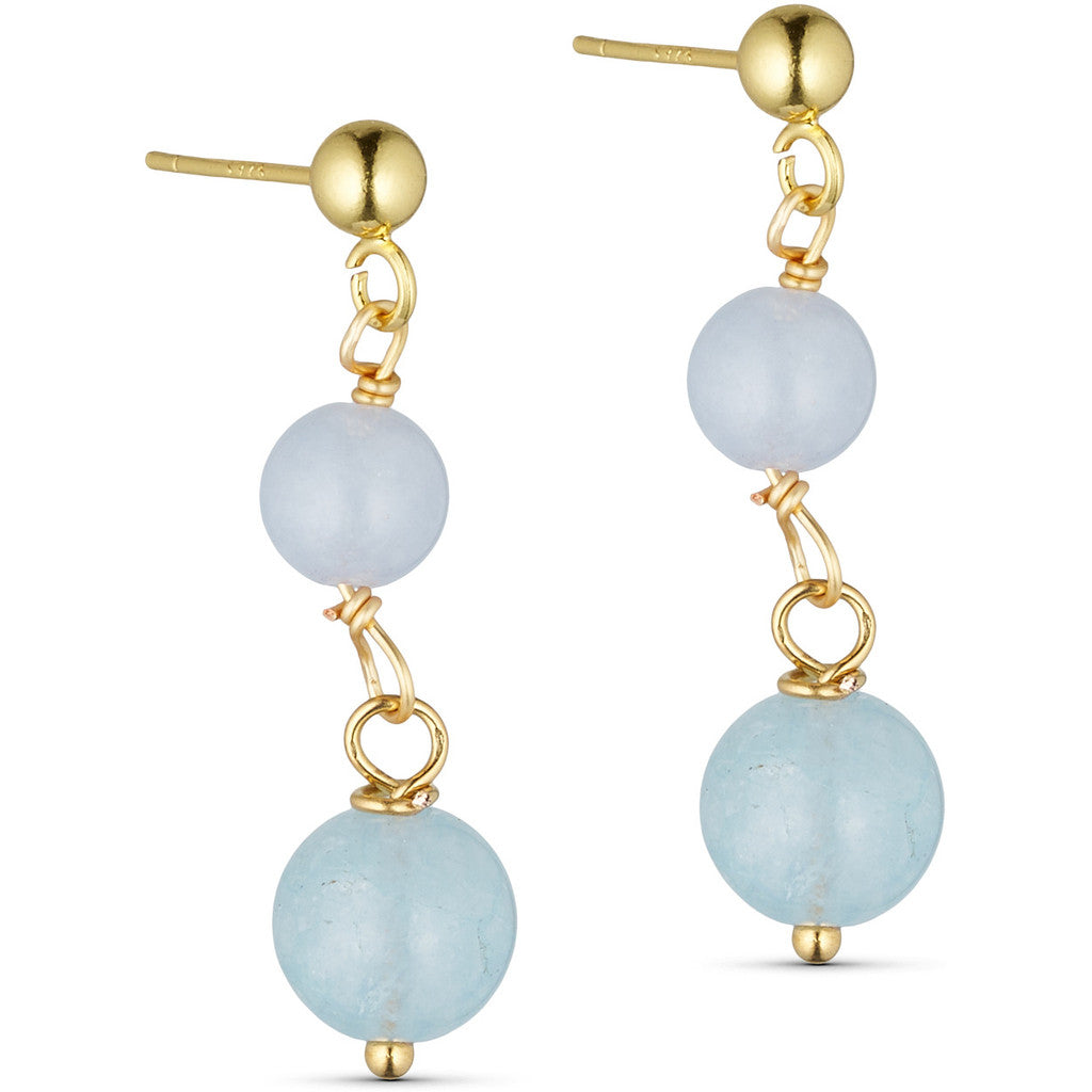 Jewelry T&S Jackie 2-stone Earring Earring Aquamarine