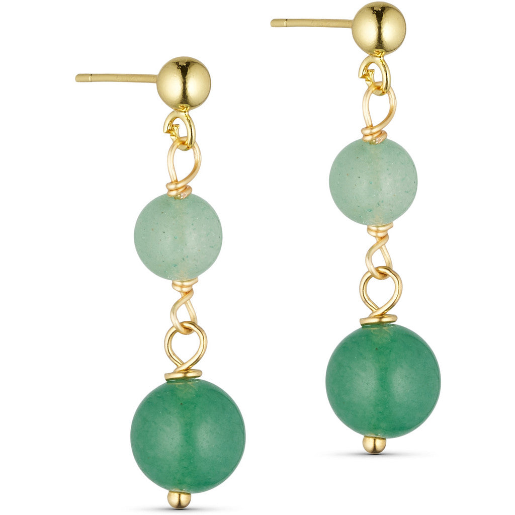 Jewelry T&S Jackie 2-stone Earring Earring Jade green