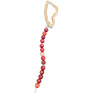 Jewelry T&S Jackie Key Hanger Key hanger Agate red