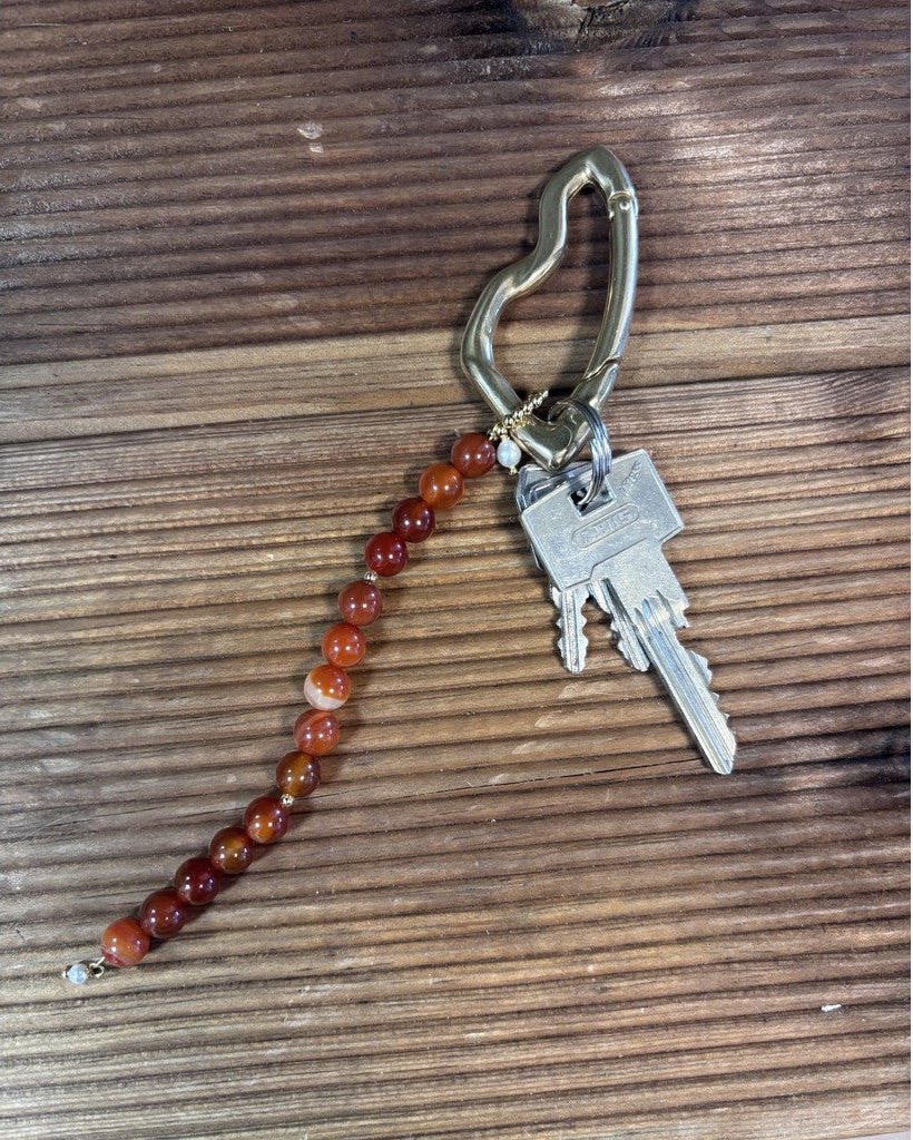 Jewelry T&S Jackie Key Hanger Key hanger Agate red