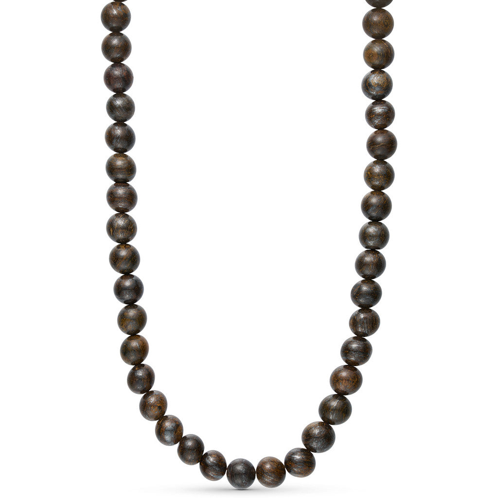 Jewelry T&S Jackie Necklace Necklace Bronze grey stone
