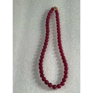 Jewelry T&S Jackie Necklace Necklace Wine ruby