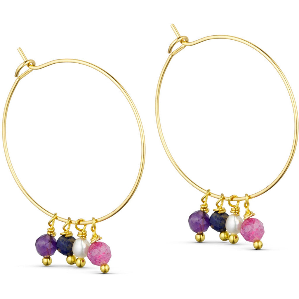 Jewelry T&S Jasmin big hoop Earring Earring Pink