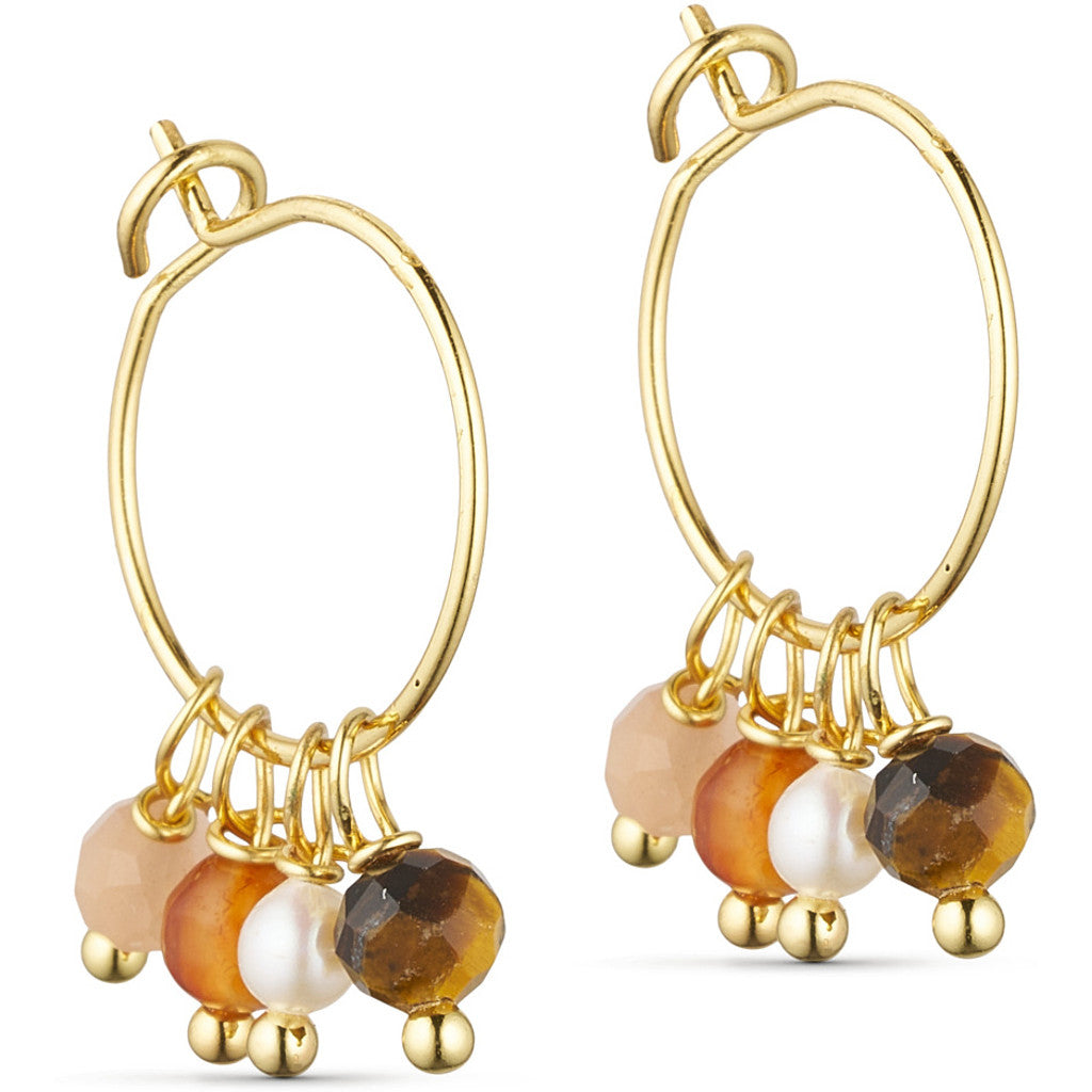 Jewelry T&S Jasmin small hoop Earring Earring Brown