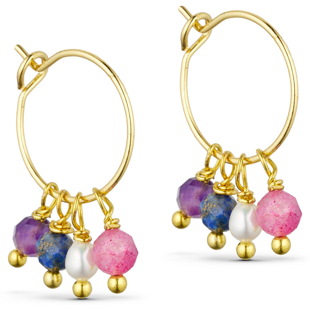 Jewelry T&S Jasmin small hoop Earring Earring Pink