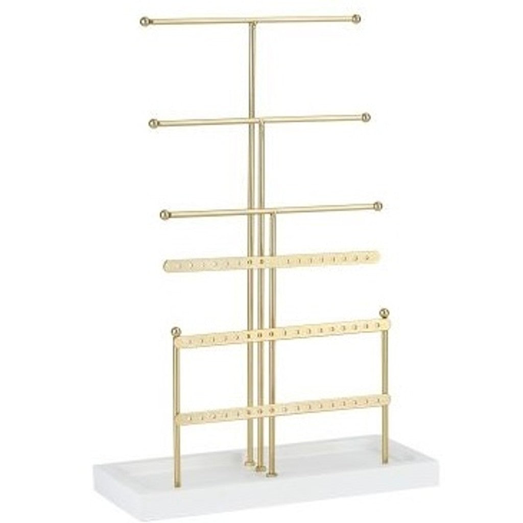 Jewelry T&S Jewelry display POS-material Gold/white