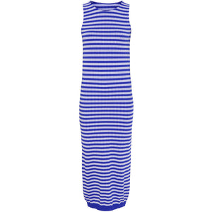 Microfiber T&S Joy dress Stripe Dress Bluette-bianco