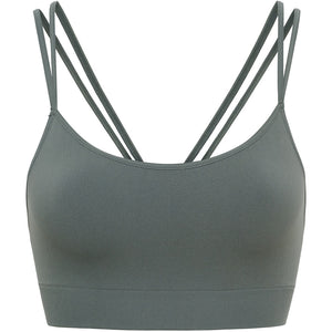 Microfiber T&S Jump spaghetti Top Top Agave