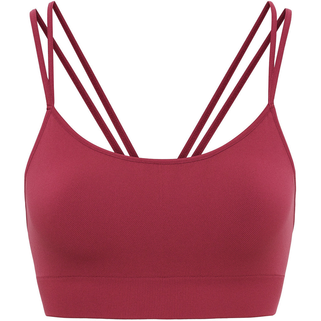 Microfiber T&S Jump spaghetti Top Top Rubino