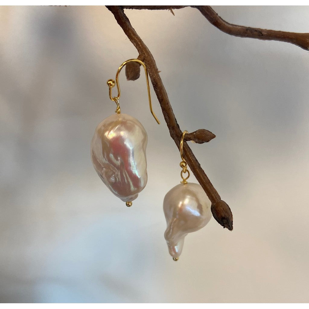 Jewelry T&S June barok earring Earring Natural-gold