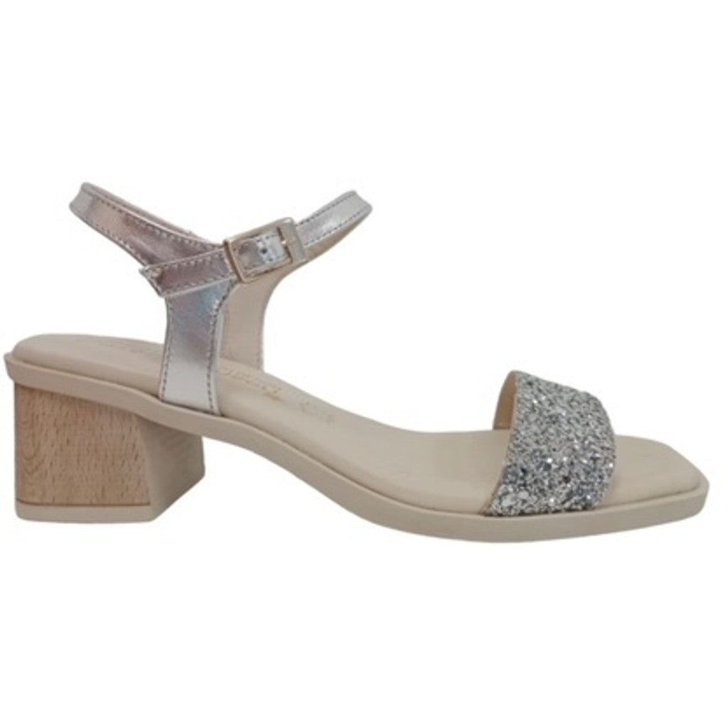 Footwear T&S Kaisa glitter Plata Sandals Plata