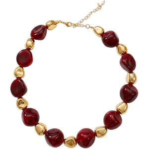 Jewelry T&S Ketty Necklace Necklace Wine