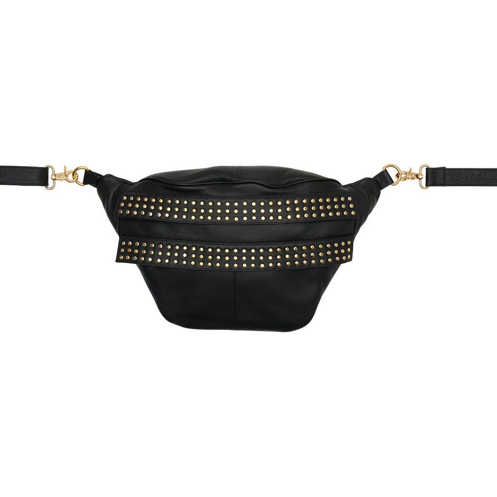 Access T&S Kirsten Big Stud Bumbag Bumbag Black-gold