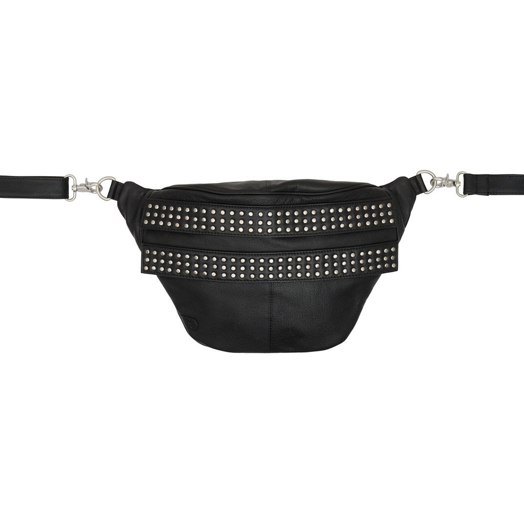 Access T&S Kirsten Big Stud Bumbag Bumbag Black-silver