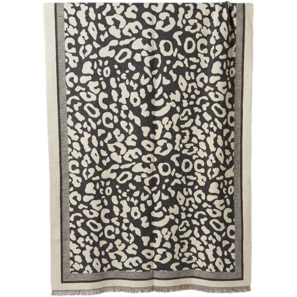 Scarf T&S Leopard Scarf Scarf Grey