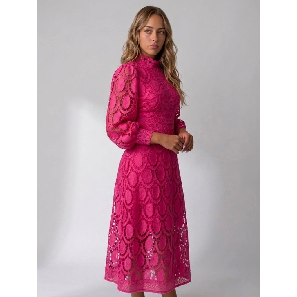 Clothing T&S Lillian Lace Dress Dress Pink