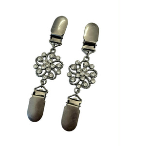 Jewelry T&S Clothing Clips Lilo 2 pcs Clothing Clips Silver