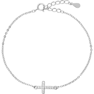 Jewelry T&S Liz Cross bracelet Bracelet Silver