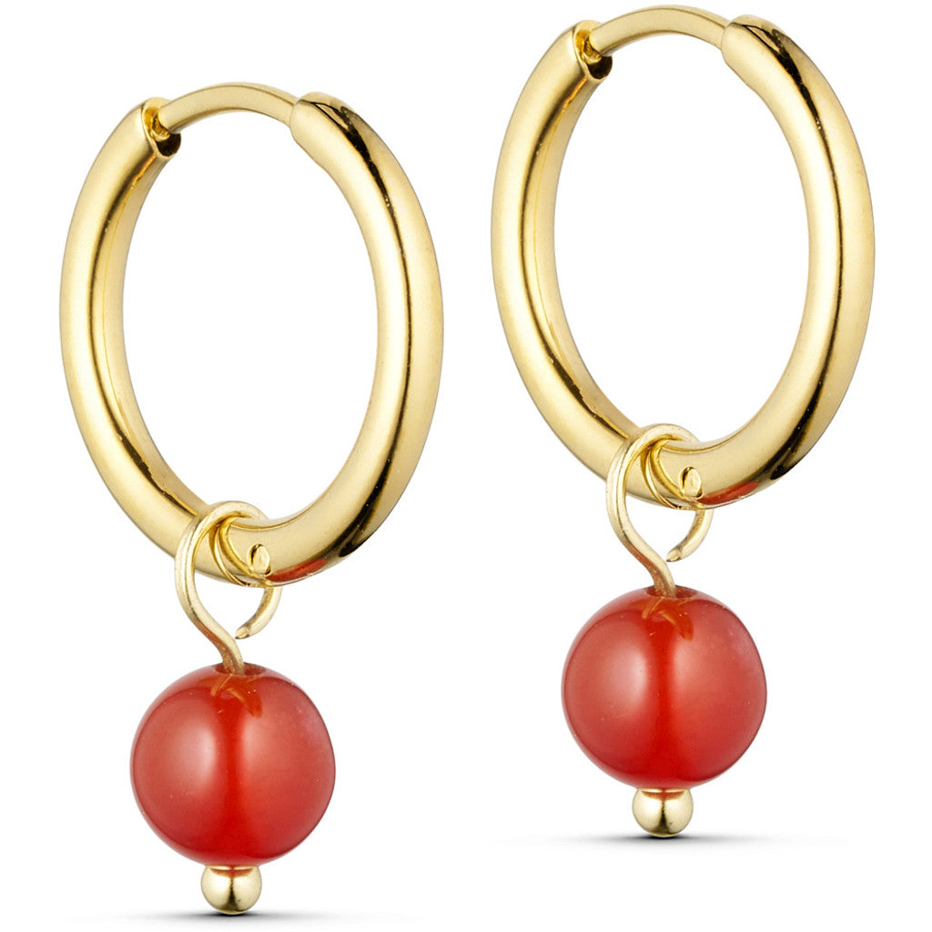 Jewelry T&S Lola Earring Earring Red agate