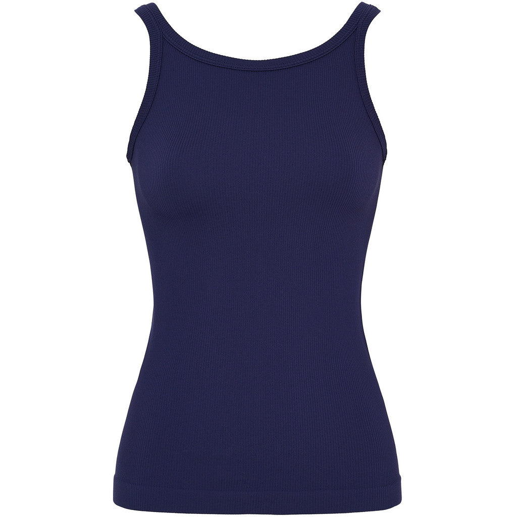 Microfiber T&S Lone rib tank Top Tank top Blu