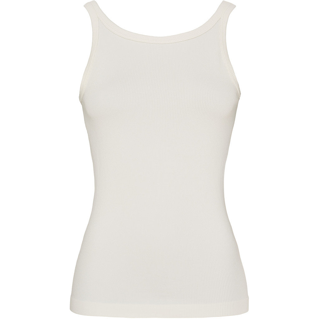 Microfiber T&S Lone rib tank Top Tank top Ivory