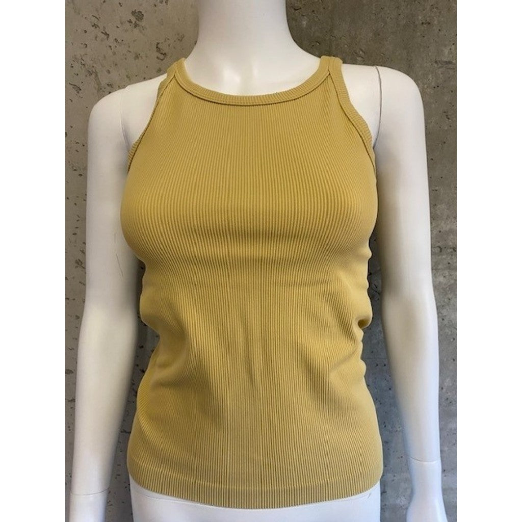 Microfiber T&S Lone rib tank Top Tank top Mango